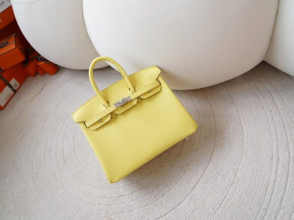mmexport1726036975161-1 Hermes Bag Images Epsom Leather Birkin 25CM 9R Lime Silver Hardware