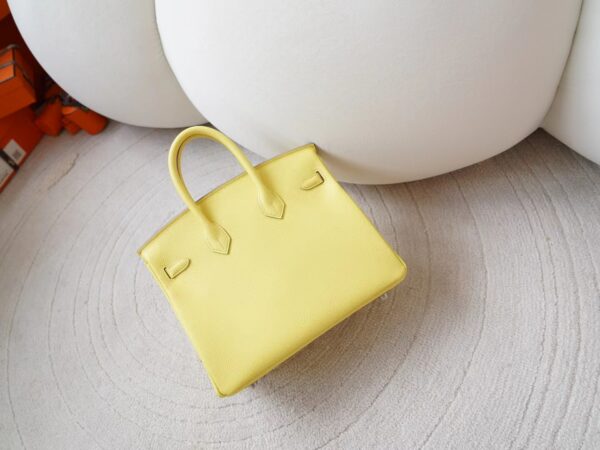 mmexport1726036977065 Hermes Bag Images Epsom Leather Birkin 25CM 9R Lime Silver Hardware
