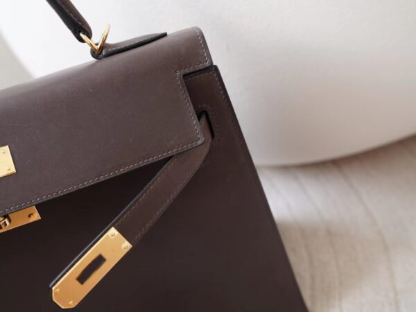 mmexport1726207895983 Singapore Kuala Lumpur Hermes Barenia Leather Kelly Sellier 32CM 46 Ebene Gold Hardware