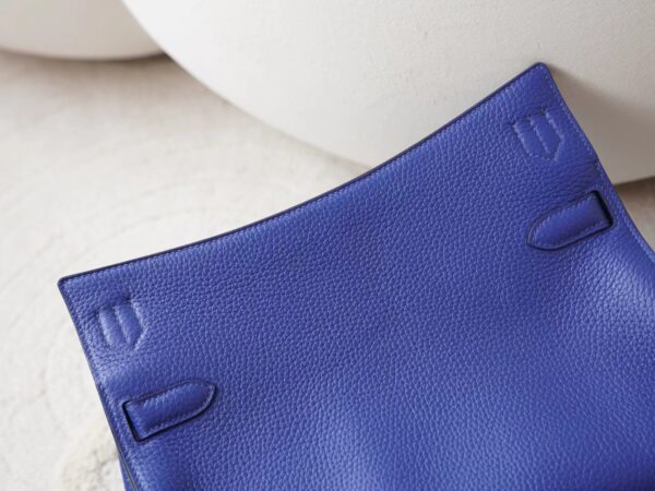 mmexport1726207944477 Hermes Bag Images Jypsiere 29CM Clemence Leather M3 Blue Encre Silver Hardware