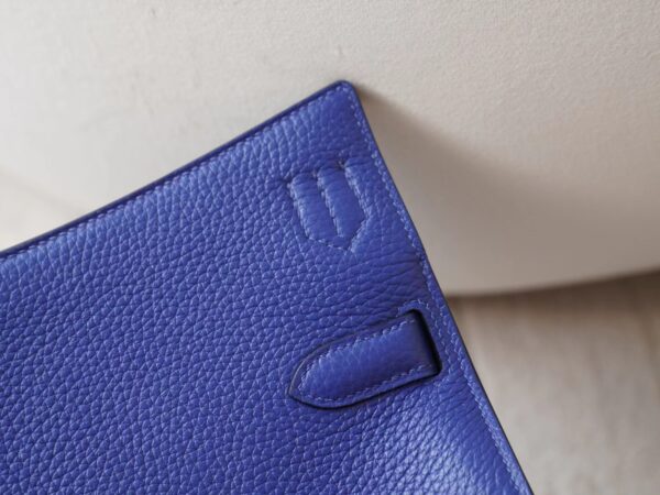 mmexport1726207946325 Hermes Bag Images Jypsiere 29CM Clemence Leather M3 Blue Encre Silver Hardware