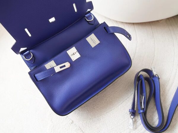 mmexport1726207953771 Hermes Bag Images Jypsiere 29CM Clemence Leather M3 Blue Encre Silver Hardware