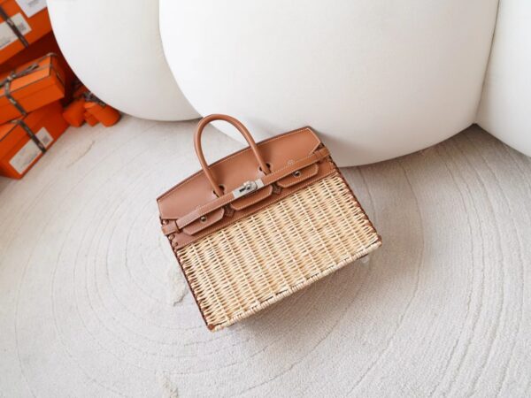 mmexport1726208064026-1 Hermes Birkin Picnic 25CM 37 Gold Swift Leather / Bamboo Gold Hardware