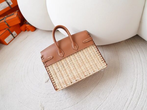 mmexport1726208067423 Hermes Birkin Picnic 25CM 37 Gold Swift Leather / Bamboo Gold Hardware