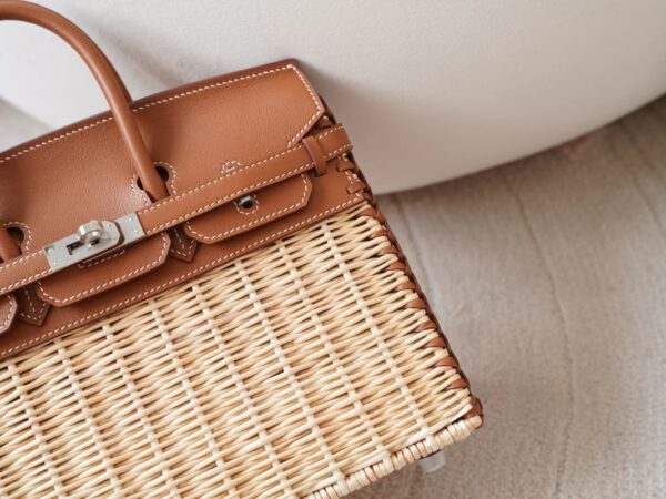mmexport1726208095576 Hermes Birkin Picnic 25CM 37 Gold Swift Leather / Bamboo Gold Hardware