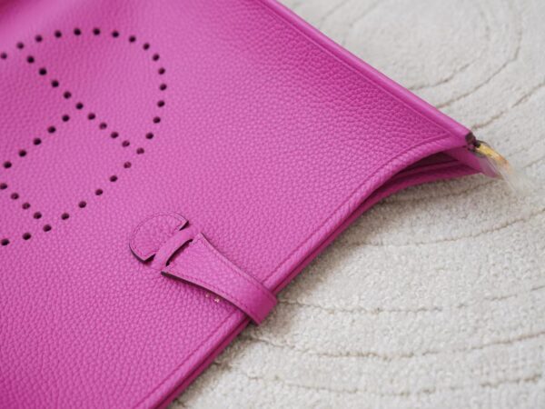 mmexport1726210305074 USA Washington Hermes Evelyne 29CM 9I Rose Magnolia Clemence Leather Gold Hardware