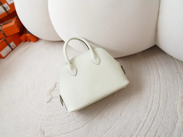 mmexport1726210386555 Hermes Bag Images 0S Vert Fizz Epsom Leather Bolide 25CM Silver Hardware