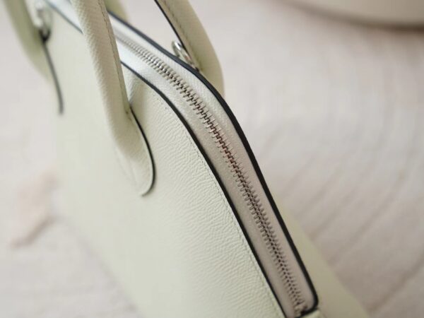 mmexport1726210388305 Hermes Bag Images 0S Vert Fizz Epsom Leather Bolide 25CM Silver Hardware