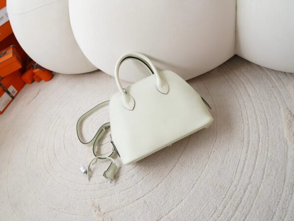 mmexport1726210391951 Hermes Bag Images 0S Vert Fizz Epsom Leather Bolide 25CM Silver Hardware