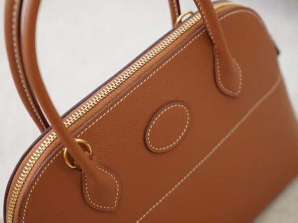 mmexport1726298985896 Hermes Bolide 27CM Women’s Bag CC37 Gold Evercolor Leather Gold Hardware
