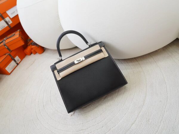 mmexport1726299109237-1 Hermes Bag Price 89 Noir / 9W Crocus Chevre Leather Kelly Sellier 25CM Silver Hardware
