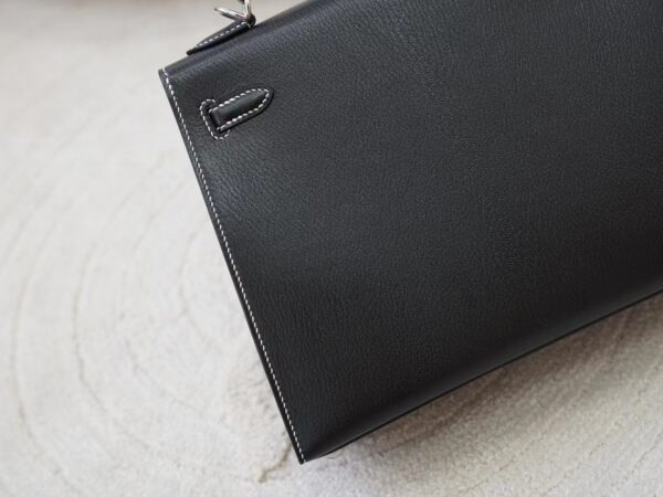 mmexport1726299116894 Hermes Bag Price 89 Noir / 9W Crocus Chevre Leather Kelly Sellier 25CM Silver Hardware