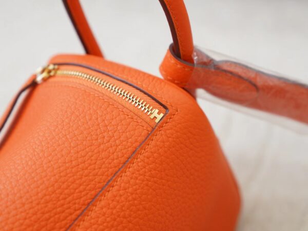 mmexport1726644689514 Hermes Bag Price Mini Lindy 19CM 9J Feu Orange Clemence Leather Gold Hardware