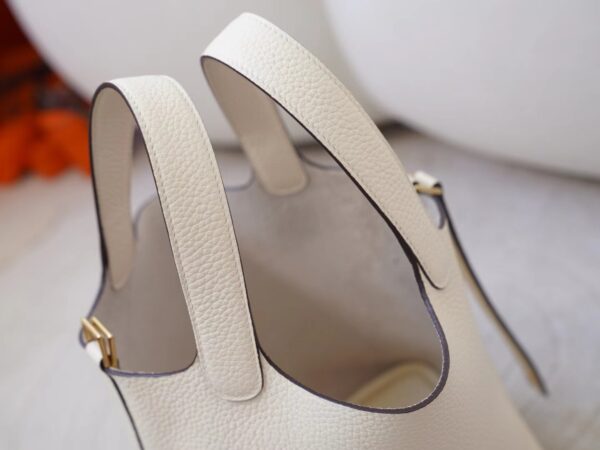 mmexport1726735260741 Hermes Bag Price Clemence Leather I2 Nata Picotin 18CM Gold Hardware