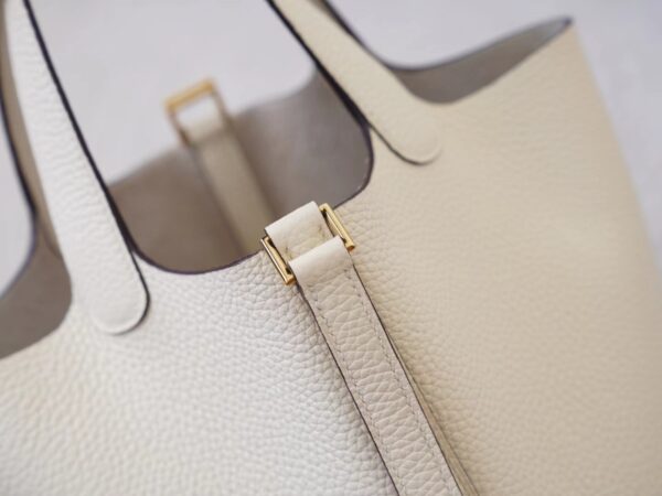 mmexport1726735271420 Hermes Bag Price Clemence Leather I2 Nata Picotin 18CM Gold Hardware