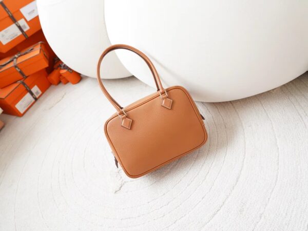 mmexport1727074492064-1 Singapore Kuala Lumpur Hermes Plume Mini 20CM CK37 Gold Epsom Leather Silver Hardware