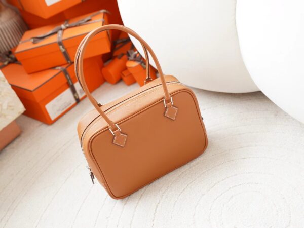 mmexport1727074516710 Singapore Kuala Lumpur Hermes Plume Mini 20CM CK37 Gold Epsom Leather Silver Hardware