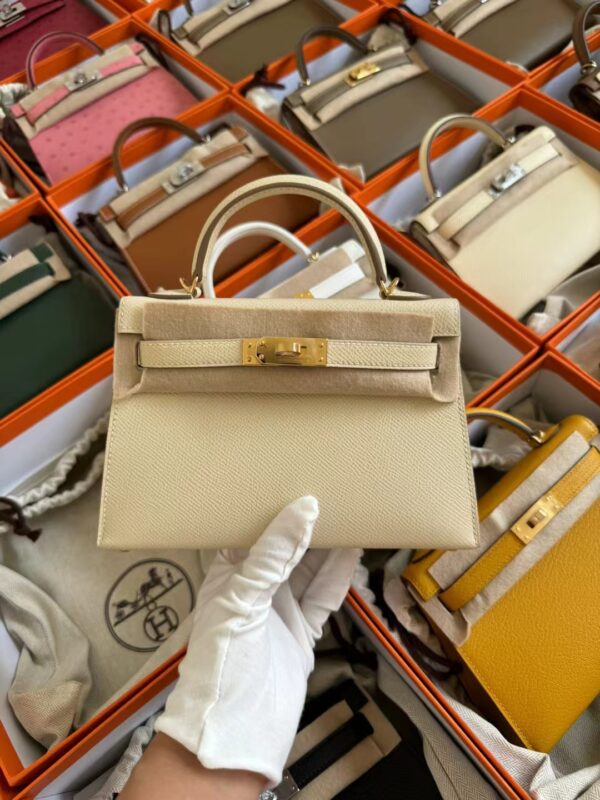 mmexport1729233830737-1 Canada Ottawa Hermes Mini Kelly 19CM Epsom Leather CC10 Craie Gold Hardware
