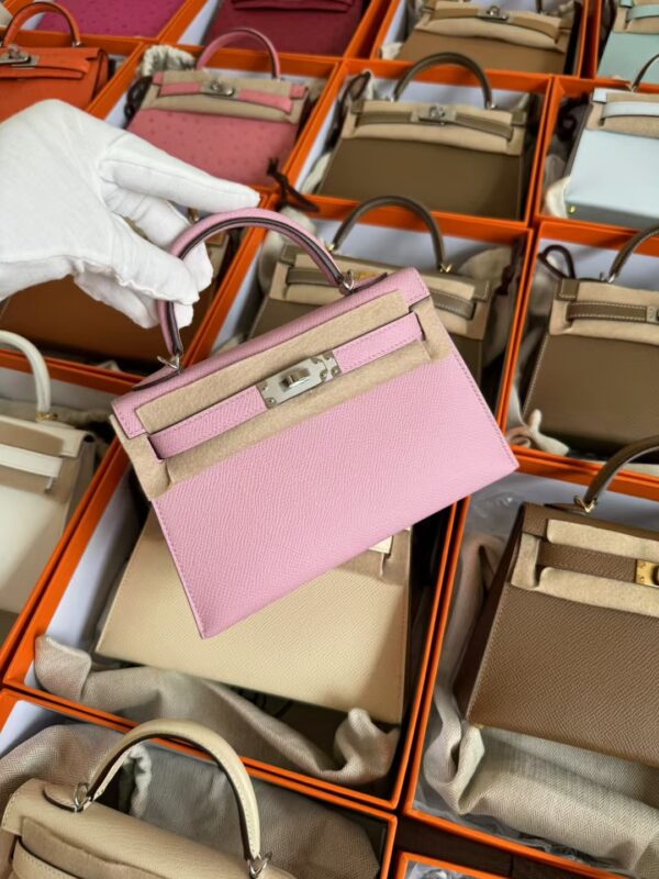 mmexport1729233880871-1 Hermes Bag Images Mini Kelly 19CM Epsom Leather X9 Mauve Sylvestre Gold Hardware