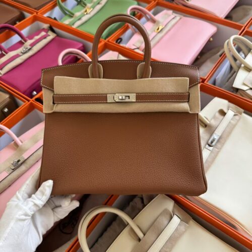 Hermes Bag Price Birkin 25CM CK37 Gold Togo Leather Silver Hardware