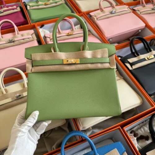 USA Los Angeles Hermes Epsom Leather Birkin 25CM 3I Criquet Gold Hardware