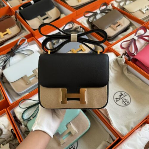 Canada Toronto Hermes Constance 19CM Epsom Leather 89 Noir Gold Hardware