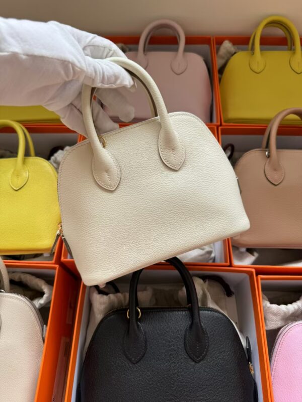 mmexport1730185249191-1 Hermes Bolide Mini 18CM Evercolor Leather 8L Beton Gold Hardware