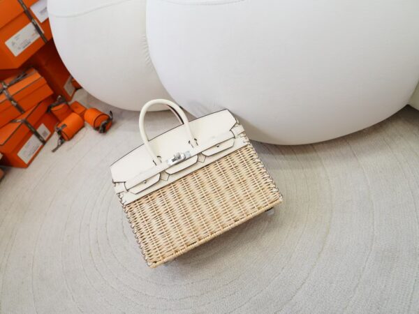 mmexport1730711038223-1 Hermes Bag Price Birkin Picnic 25CM Swift Leather I2 Nata & Bamboo Silver Hardware