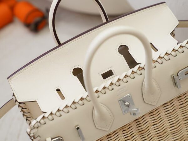 mmexport1730711049045 Hermes Bag Price Birkin Picnic 25CM Swift Leather I2 Nata & Bamboo Silver Hardware