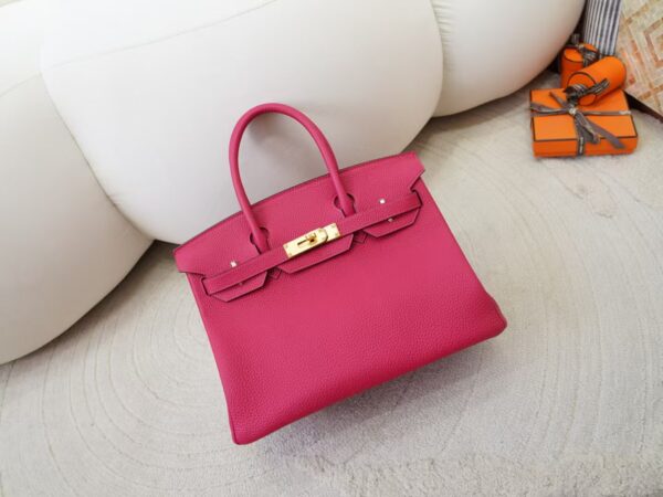 mmexport1730966233922 Hermes 0D Rose Mexico Togo Leather Birkin 30CM Images Gold Hardware