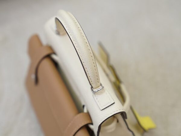 mmexport1731058012074 Hermes Kelly Doll Picto Clutch I2 Nata Epsom Leather Silver Hardware