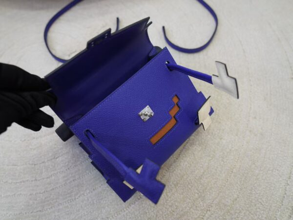 mmexport1731059691637 Hermes Kelly Doll Picto Epsom Leather O8 Blue Royal Silver Hardware