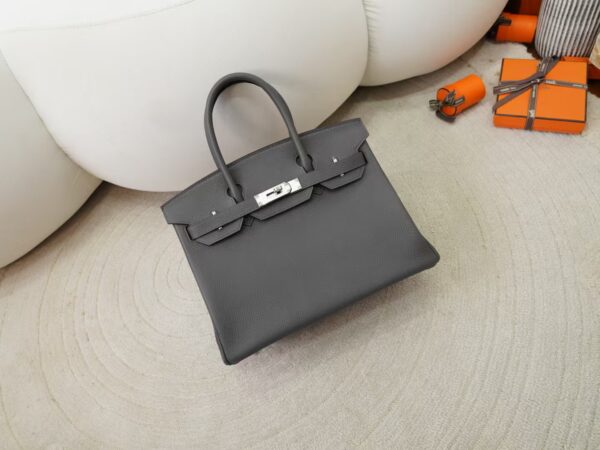 mmexport1731483461041-1 USA Los Angeles Birkin 30CM Togo Leather H0 Gris Misty Silver Hardware