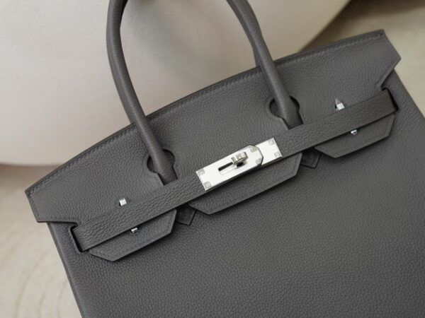 mmexport1731483464332 USA Los Angeles Birkin 30CM Togo Leather H0 Gris Misty Silver Hardware