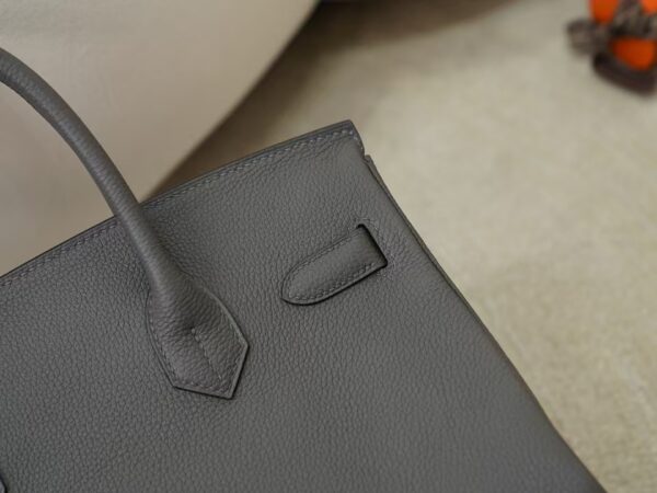 mmexport1731483465990 USA Los Angeles Birkin 30CM Togo Leather H0 Gris Misty Silver Hardware