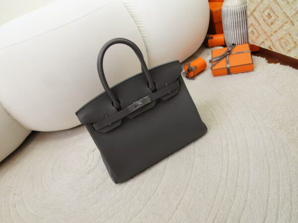 mmexport1731483467722 USA Los Angeles Birkin 30CM Togo Leather H0 Gris Misty Silver Hardware