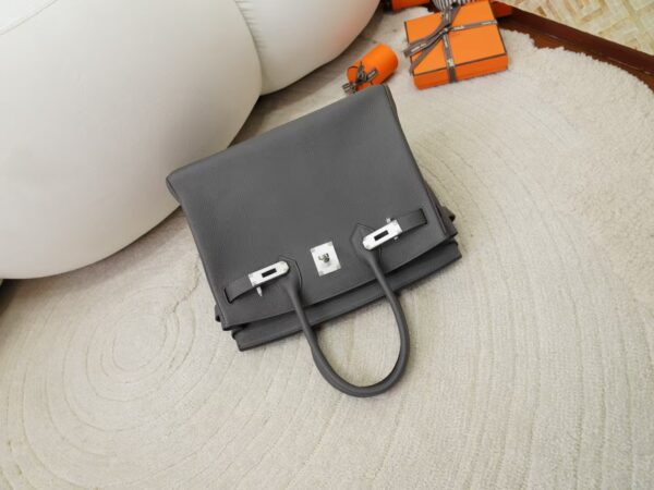 mmexport1731483472951 USA Los Angeles Birkin 30CM Togo Leather H0 Gris Misty Silver Hardware