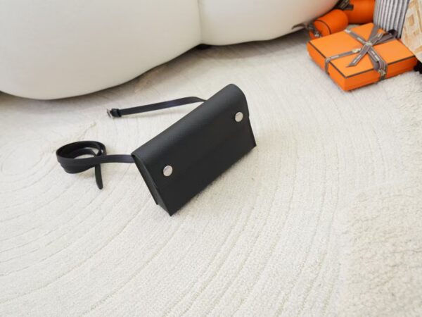 mmexport1732175733765 Full Handmade Snap Wallet Epsom Leather CK89 Noir Silver Hardware