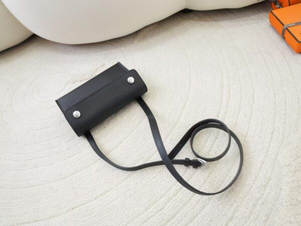 mmexport1732175739770 Full Handmade Snap Wallet Epsom Leather CK89 Noir Silver Hardware
