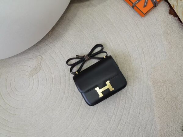 mmexport1732175911593 Women’s Shoulder Bag Constance 19CM Box Leather CC89 Noir Gold Hardware