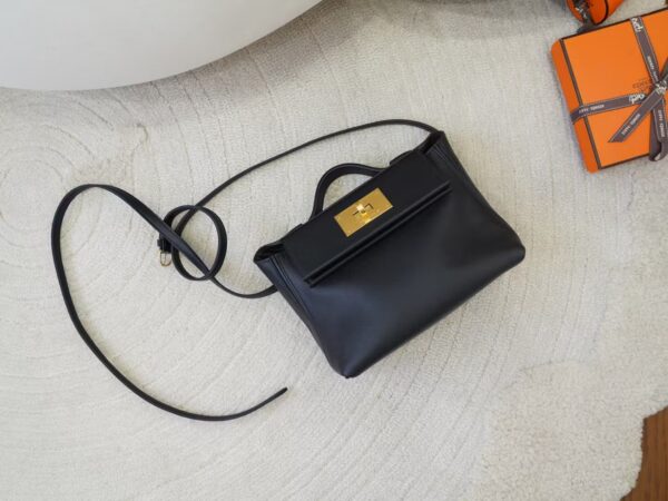mmexport1732176052738 USA New York Kelly 2424 Mini Evercolor Leather CC89 Noir Gold Hardware