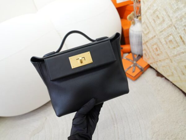 mmexport1732176054545 USA New York Kelly 2424 Mini Evercolor Leather CC89 Noir Gold Hardware