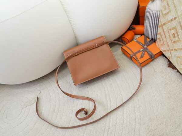 mmexport1732176103735 Full Handmade Kelly Danse 22CM CK37 Gold Evercolor Leather Silver Hardware