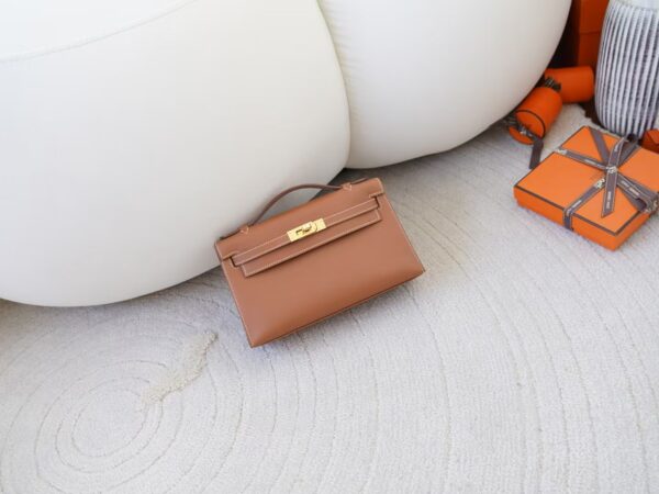 mmexport1732865748970-1 UK London Kelly Pochette 22CM CC37 Gold Swift Leather Gold Hardware