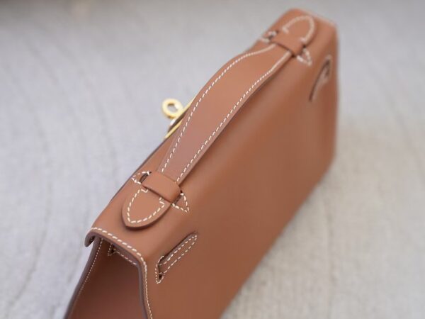 mmexport1732865756320 UK London Kelly Pochette 22CM CC37 Gold Swift Leather Gold Hardware