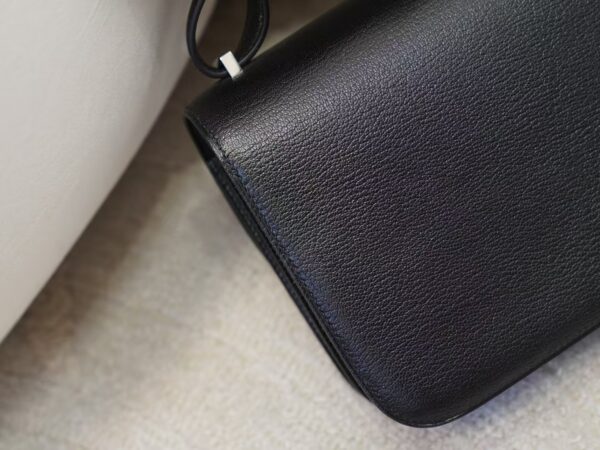 mmexport1732866038929-1 Australia Canberra Constance 19CM Chevre Leather CK89 Noir Silver Hardware