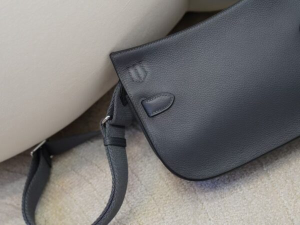 mmexport1732866109928 Full Handmade Jypsiere Mini 23CM Swift Leather H0 Gris Misty Silver Hardware