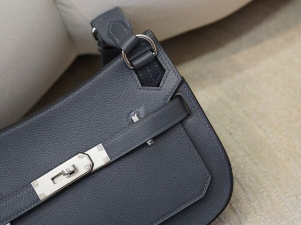 mmexport1732866111820 Full Handmade Jypsiere Mini 23CM Swift Leather H0 Gris Misty Silver Hardware