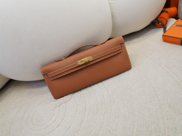 mmexport1733212874776-1 USA Los Angeles Swift Leather CC37 Gold Kelly Cut 31CM Gold Hardware