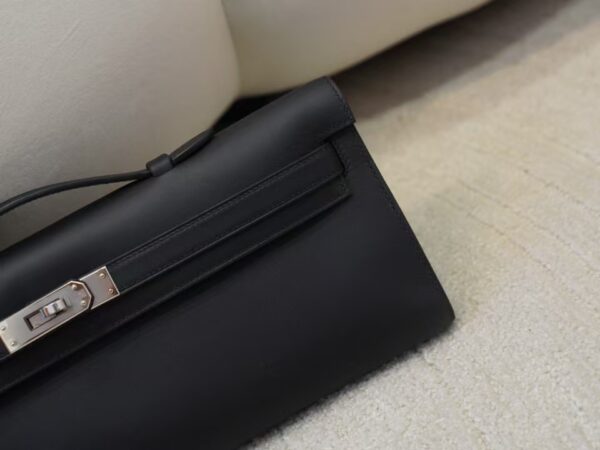mmexport1733212899017 Full Handmade Kelly Cut 31CM Swift Leather CK89 Noir Silver Hardware
